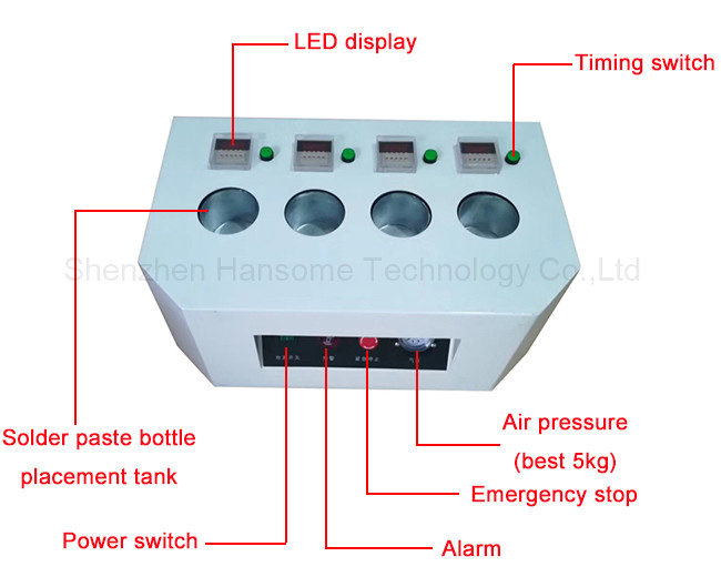 Solder paste thawing machine